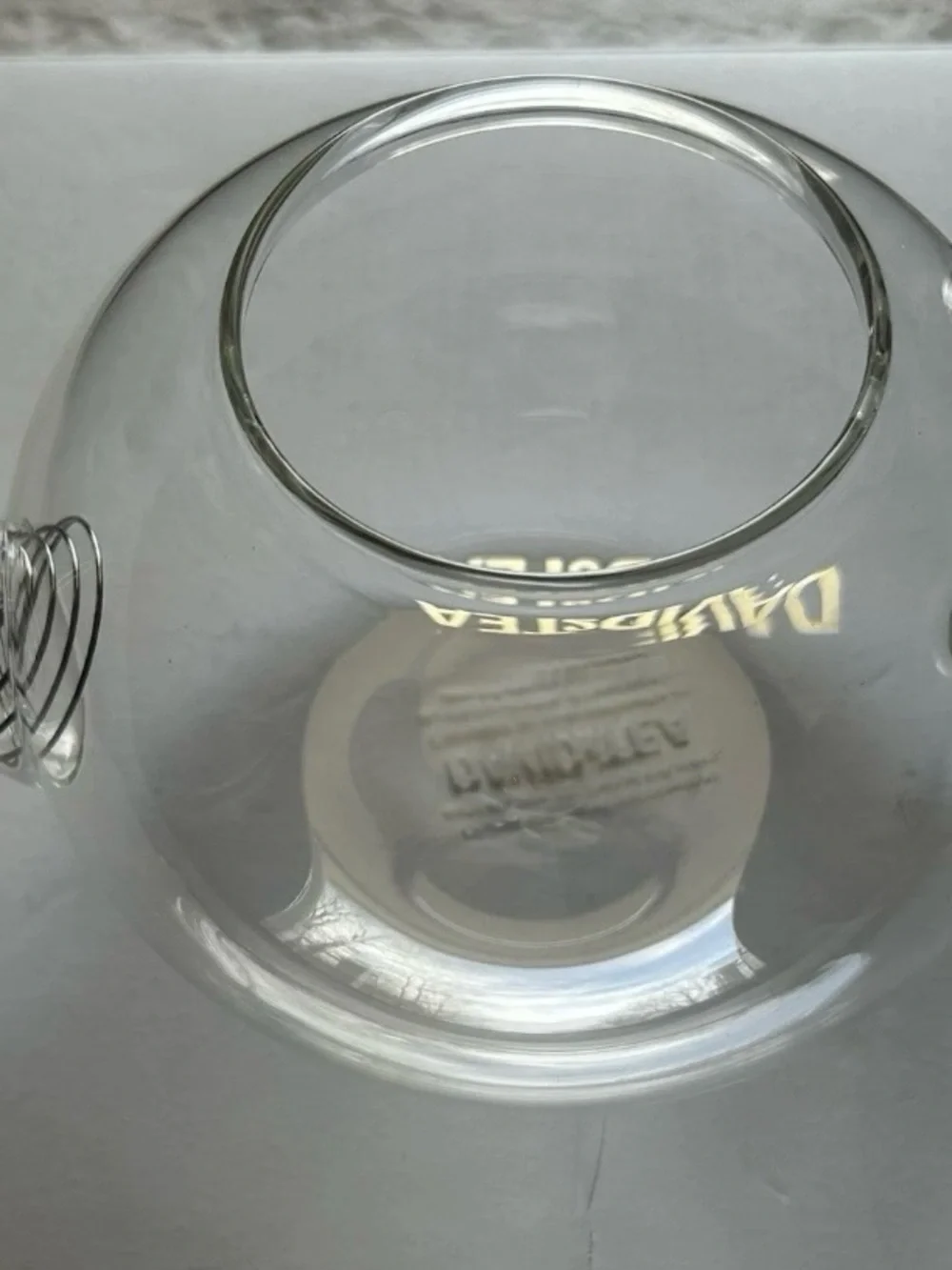 New In Box DAVIDsTea Glass Teapot & Teacup Set